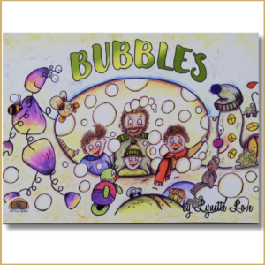 Children's Book "Bubbles" written by New Zealand author illustrator Lynette Love